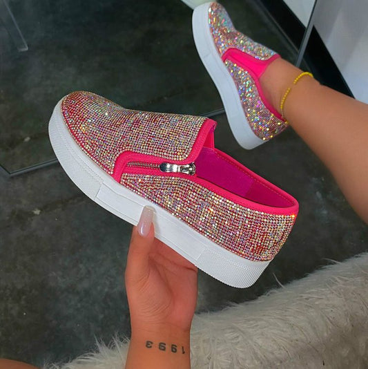 Women's Rhinestone Flats
