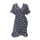 Floral One-Piece Chiffon Dress