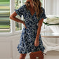 Floral One-Piece Chiffon Dress