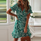 Floral One-Piece Chiffon Dress