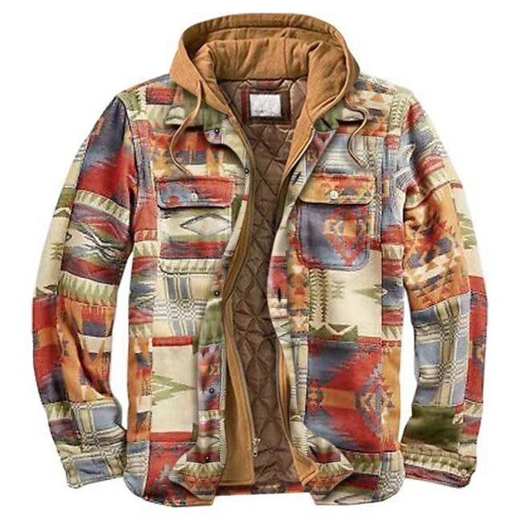 Men's Hooded Jacket Shirt