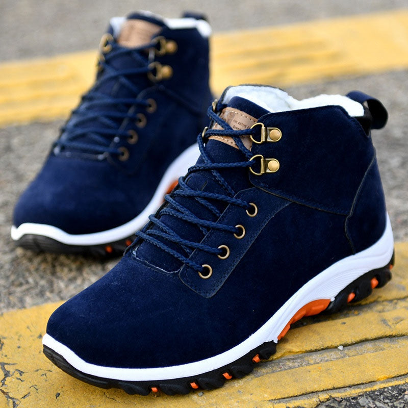 Men's Cotton Suede Winter Boots