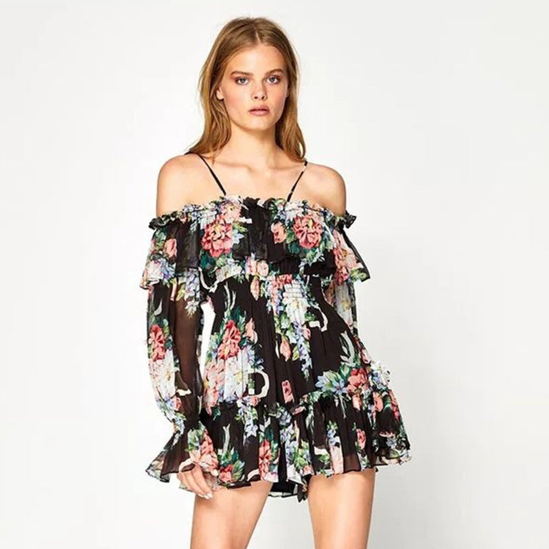 Light Luxury Floral One Piece