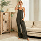 Women's Suspender Jumpsuit w/Pockets