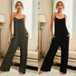 Women's Suspender Jumpsuit w/Pockets