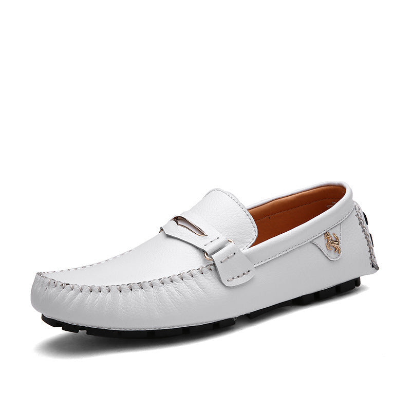 Men's Pea Leather Shoes