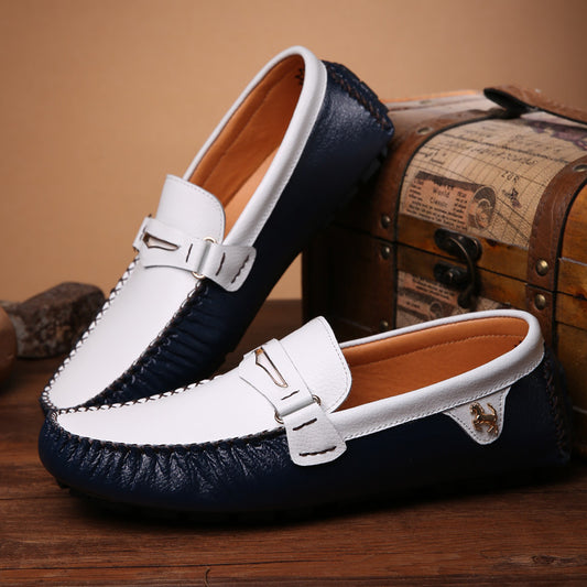 Men's Pea Leather Shoes