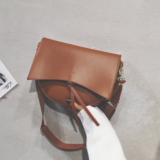 Picture In Cheek Retro Messenger Bag
