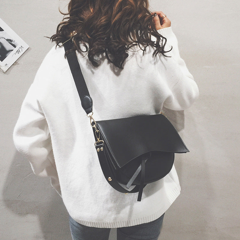 Picture In Cheek Retro Messenger Bag