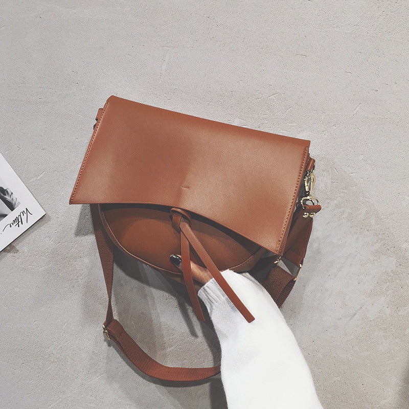 Picture In Cheek Retro Messenger Bag