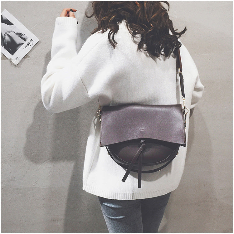 Picture In Cheek Retro Messenger Bag
