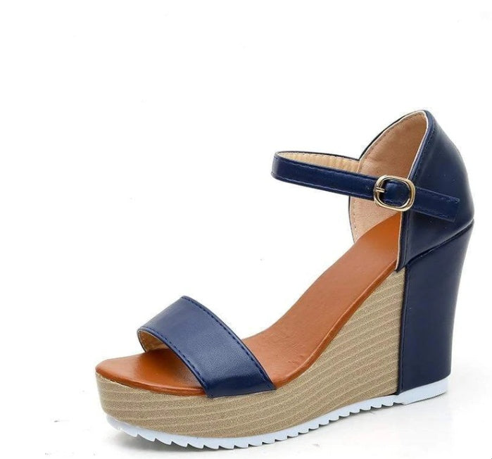 Roman Wedge Heels Sandals