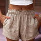 Women's Cotton Linen Shorts