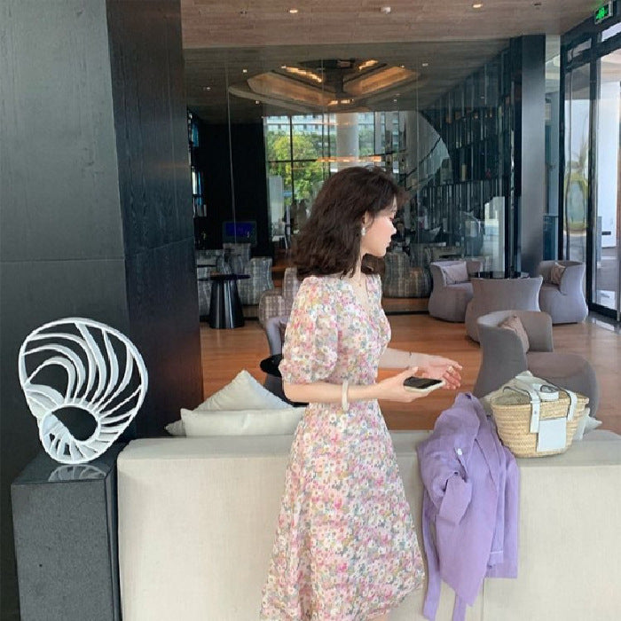 Floral Chiffon Dress