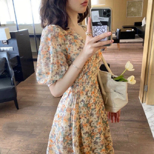 Floral Chiffon Dress