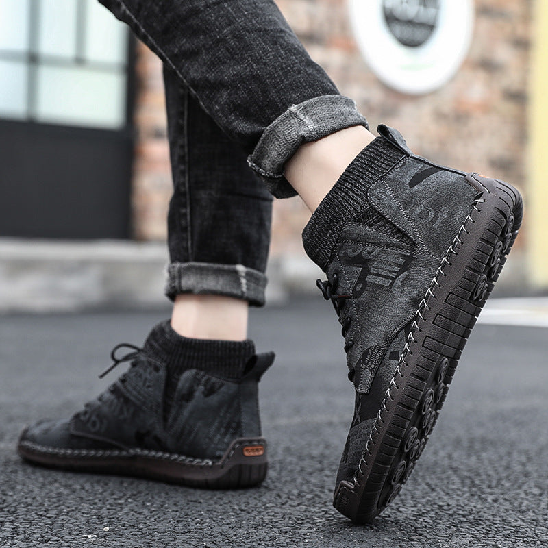 Men's Cotton Padded Boots