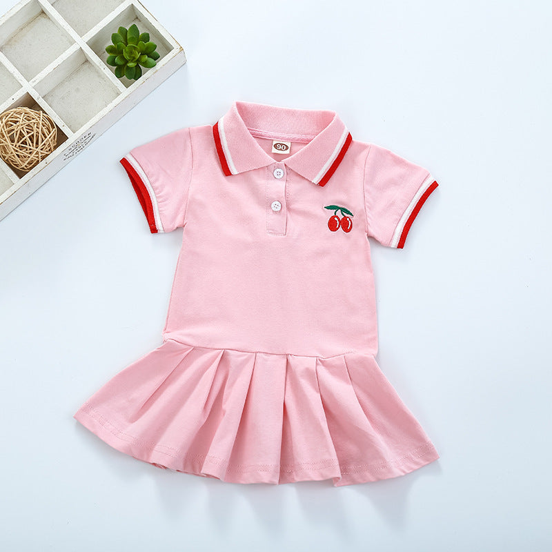 Girl's Pleated Tennis Dress