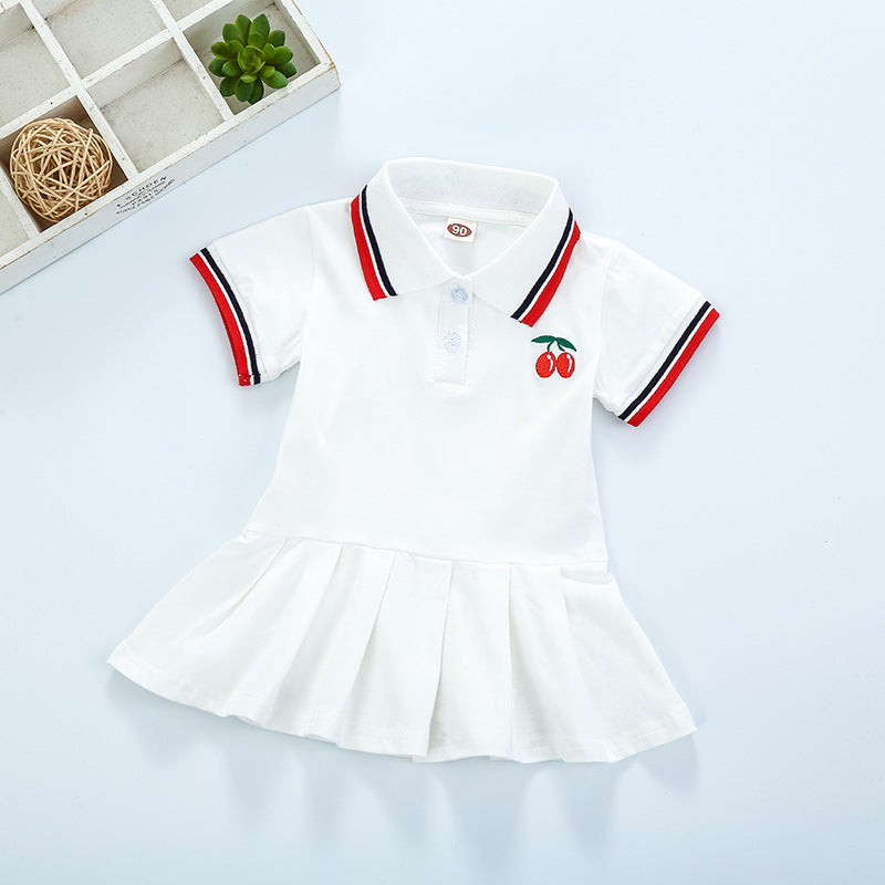 Girl's Pleated Tennis Dress