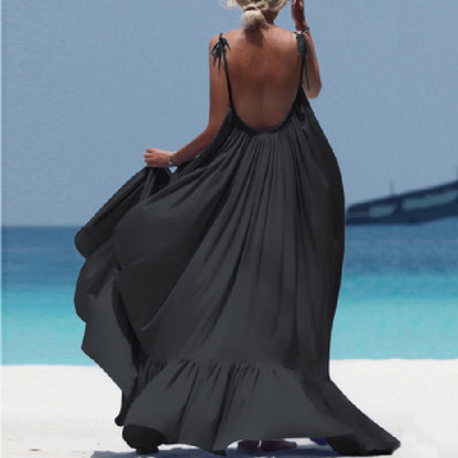 Women's Suspenders Beach Dress