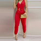 Women's Belted Jumpsuit