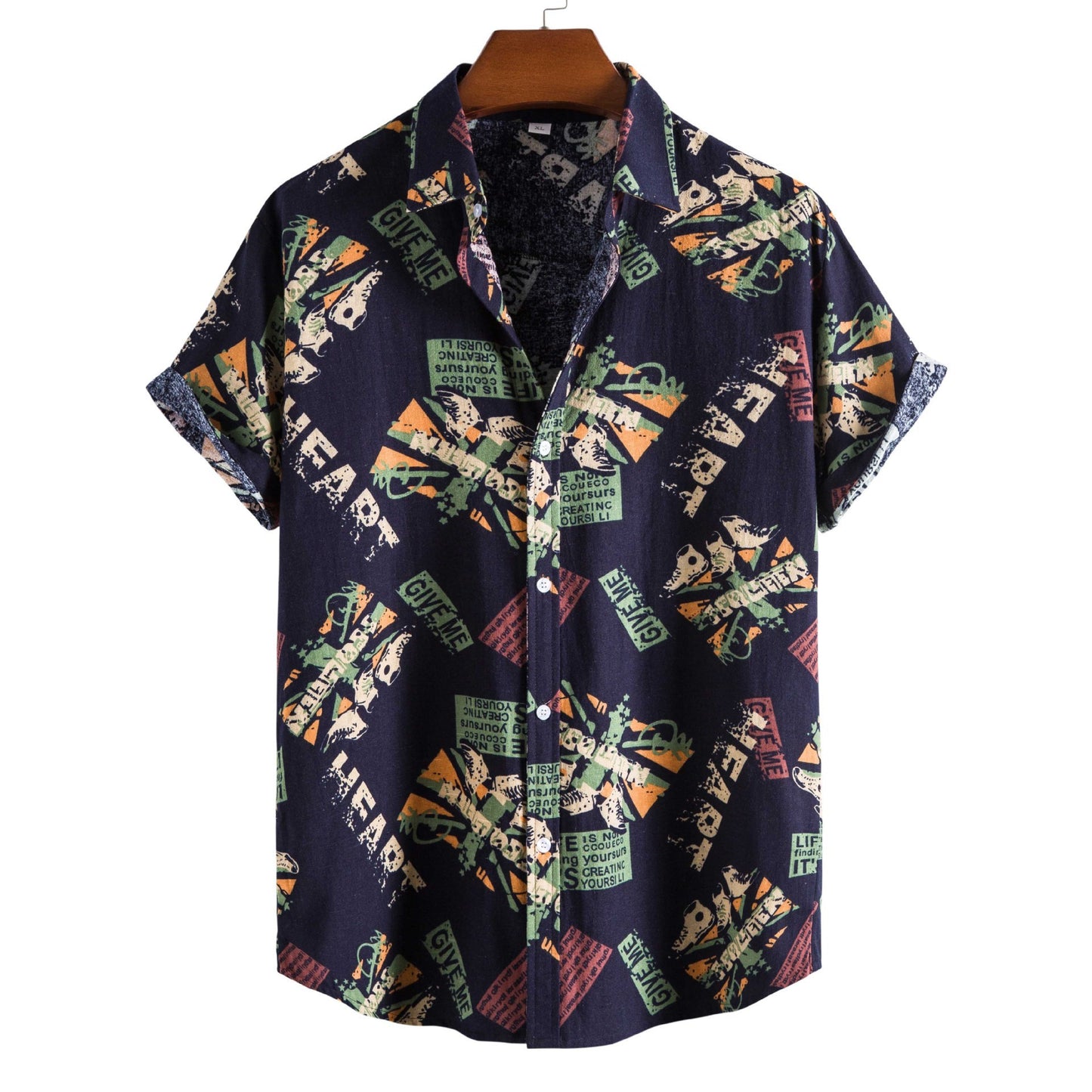 Men's Printed Button Down