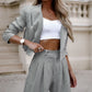 Women's Pin-Striped Suit