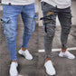 Men's Denim Cargo Pants