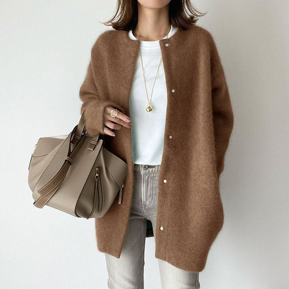 Single Breasted Knitted Cardigan