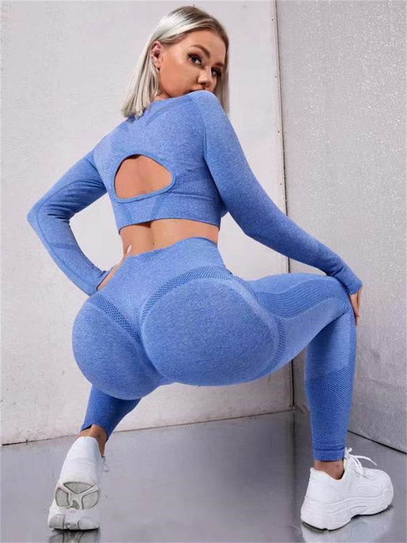 2pcs Butt Lifting Sports Suit