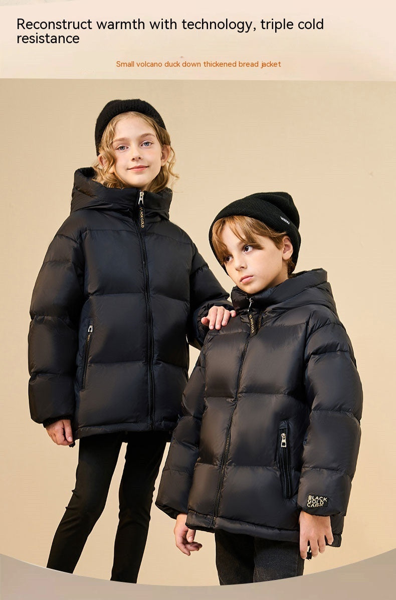 Children's Trendy Best-selling Black Down Jacket