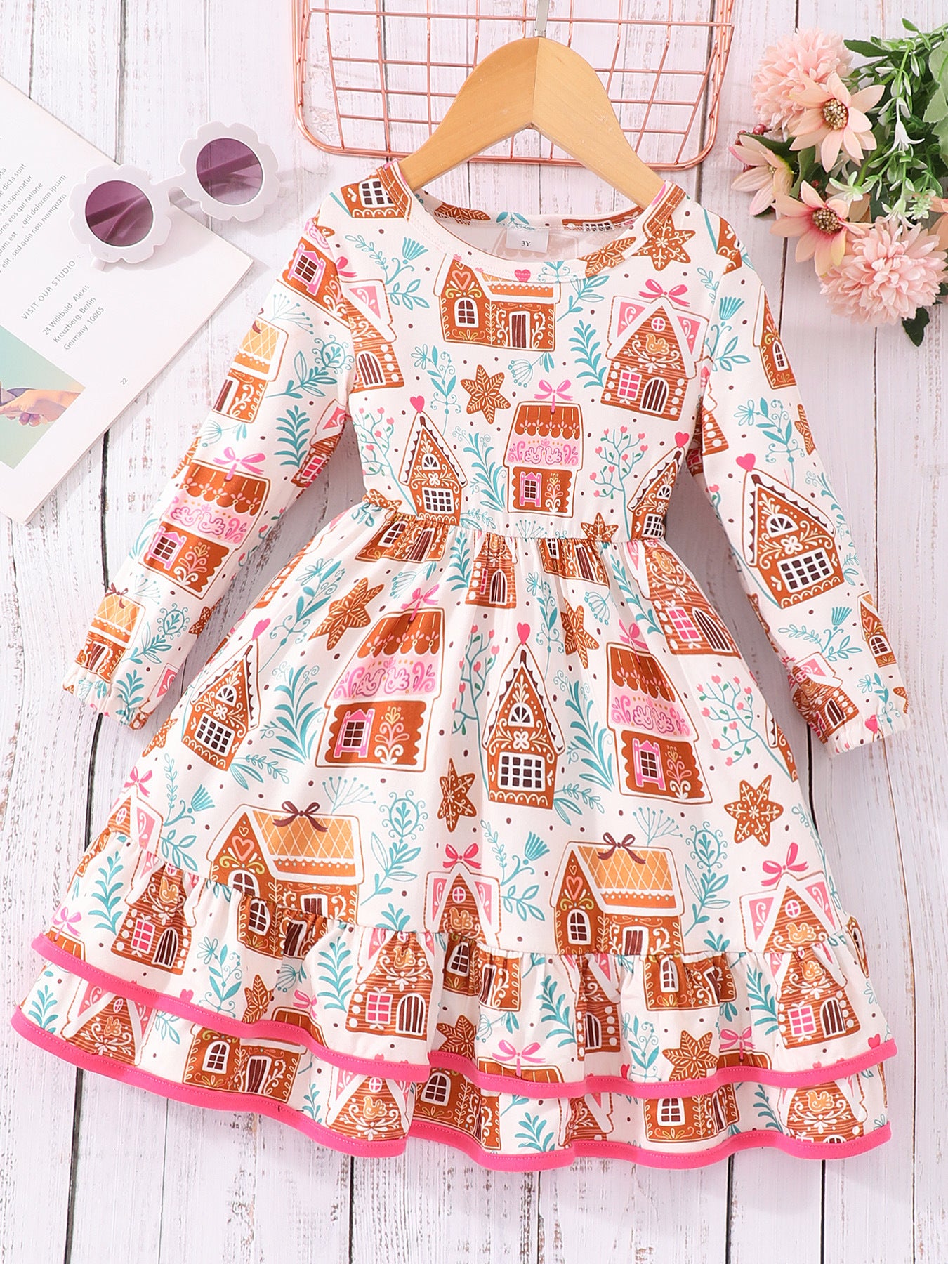 Girls' Printed 2 Sisters Dress