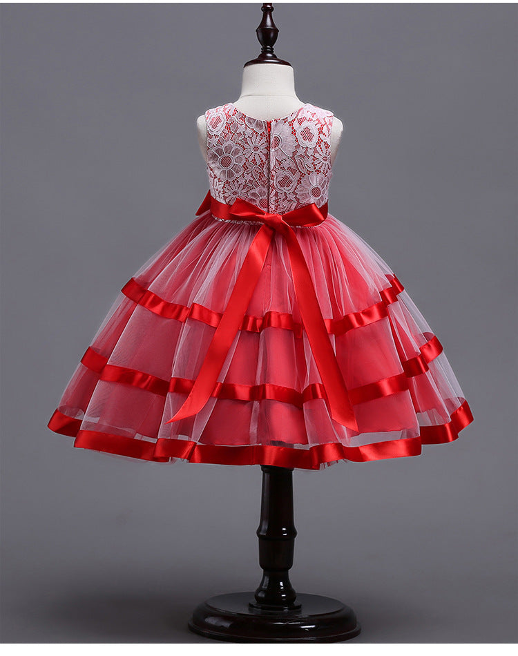 Toddler's Big Bow Princess Dress