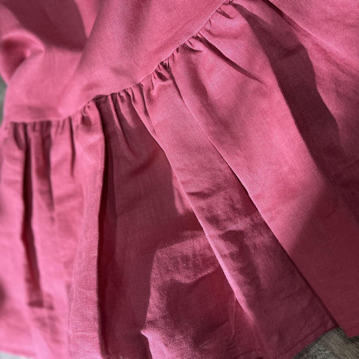 Girls Sleeveless Cotton Dress