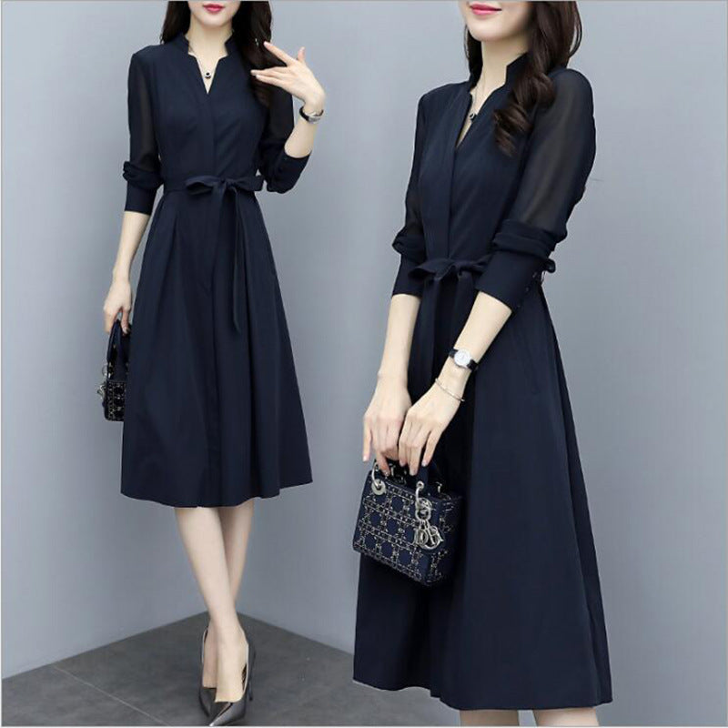 Classic V-Neck Dress