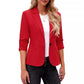Women's Three-quarter Sleeve Suit Jacket