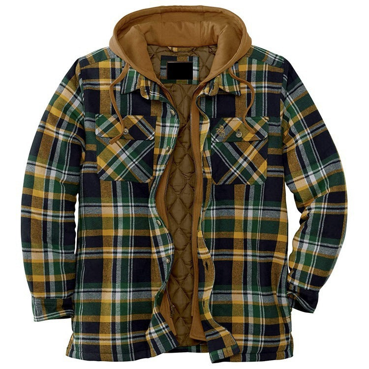 Men's Hooded Jacket Shirt