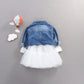 Baby Girl's Denim 2 Pc