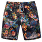 Linen Printed Summer Shorts