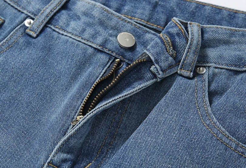 Men's Retro Personality Washed Jeans