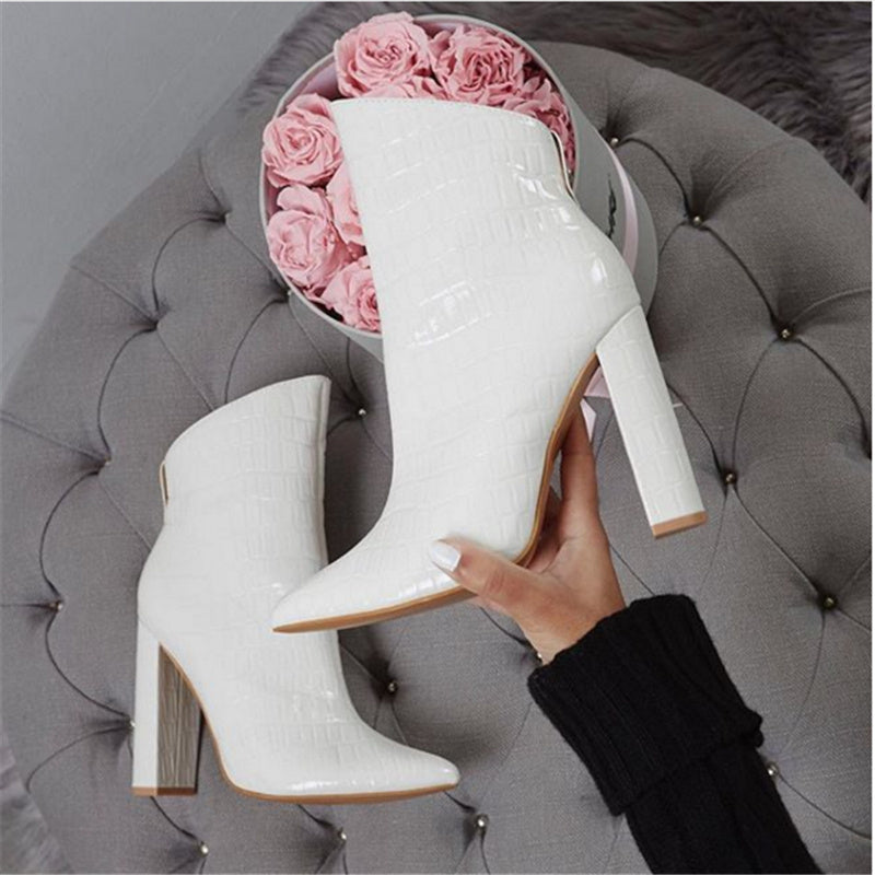 Women's High Heels Ankle Boots