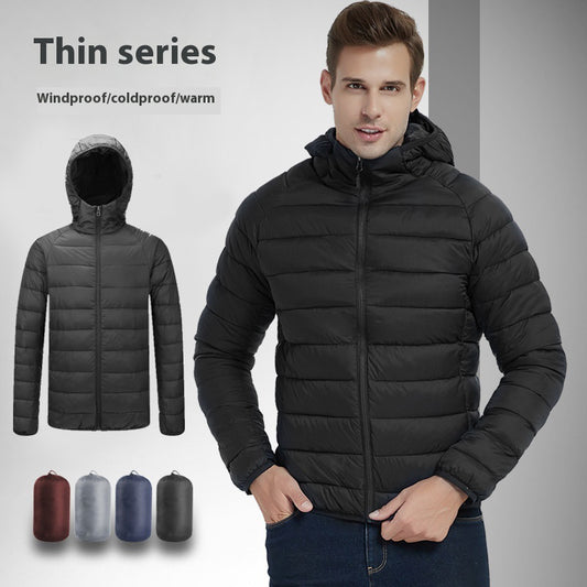 Men's Lightweight Hooded Coat