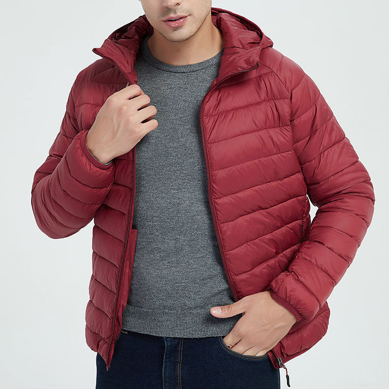 Men's Lightweight Hooded Coat