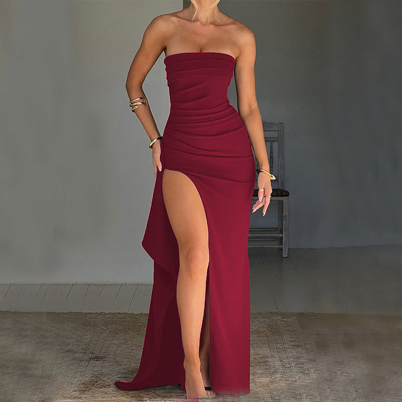 Elegant Split Maxi Dress