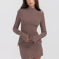 Fashion Slim-fit Long-sleeved Dress Sexy Hip-overing Temperament Elegant Dresses Women's Clothing
