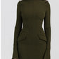 Fashion Slim-fit Long-sleeved Dress Sexy Hip-overing Temperament Elegant Dresses Women's Clothing