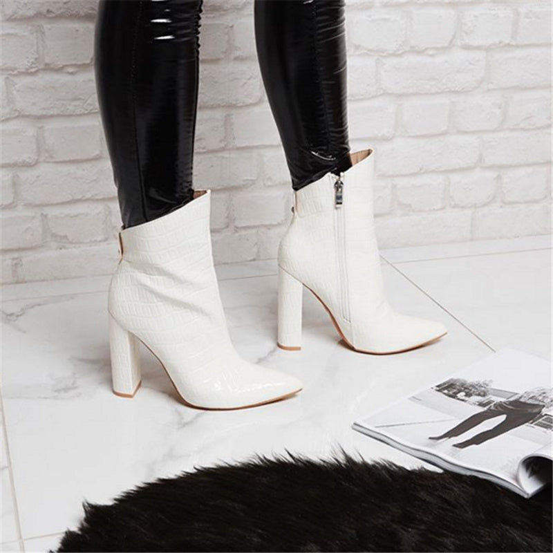 Women's High Heels Ankle Boots