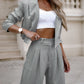 Women's Pin-Striped Suit