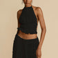 2pcs Bohemian Pleated suit