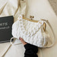 Small Designer Puffed Messenger Bag