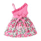 Little Girl's Floral Suspender Dress